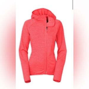 THE NORTH FACE ARCATA HOODIE SHELL JACKET CORAL